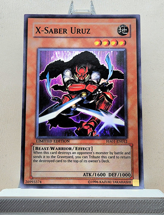 Yugioh! 1x X-Saber Uruz (HA01 - Super Rare) Unli/Limited Edition