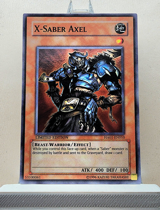 Yugioh! 1x X-Saber Axel (HA01 - Super Rare) Unli/Limited Edition