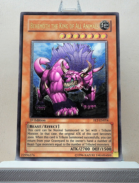 Yugioh! 1x Behemoth the King of All Animals (FET - Ultimate Rare) 1st Edition