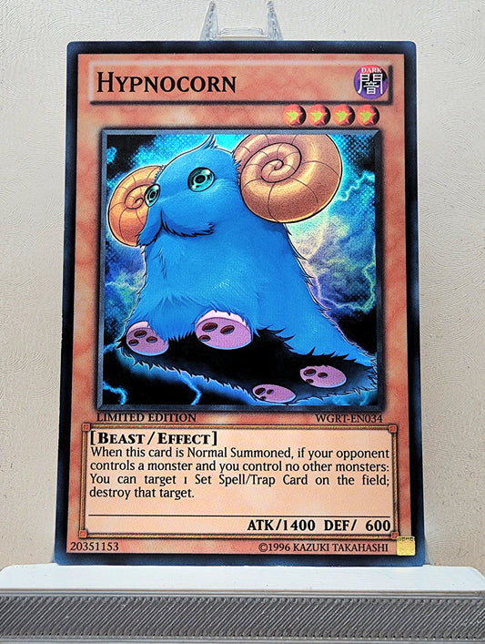 Yugioh! 1x Hypnocorn (WGRT - Super Rare) Limited Edition