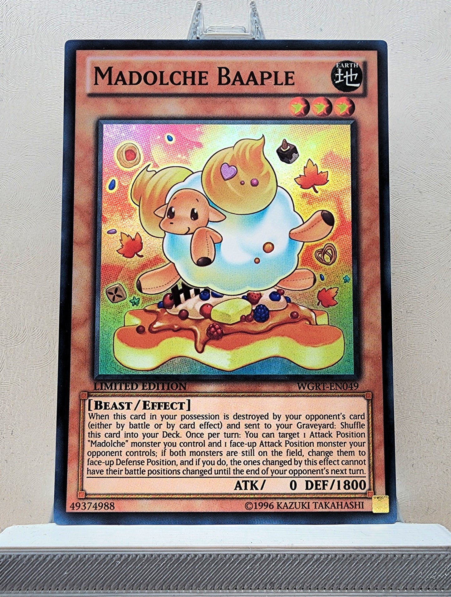 Yugioh! 1x Madolche Baaple (WGRT - Super Rare) Limited Edition