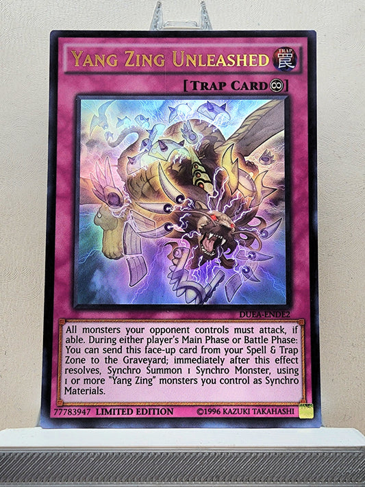 Yugioh! 1x Yang Zing Unleashed (DUEA - Ultra Rare) Limited Edition