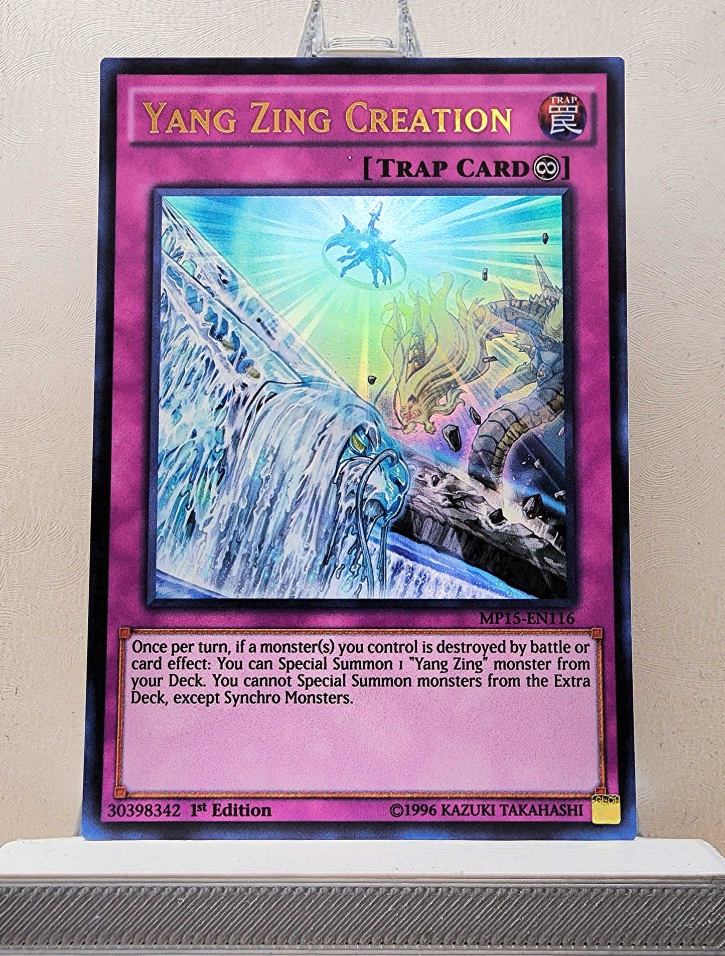 Yugioh! 1x Yang Zing Creation (MP15 - Ultra Rare) 1st Edition