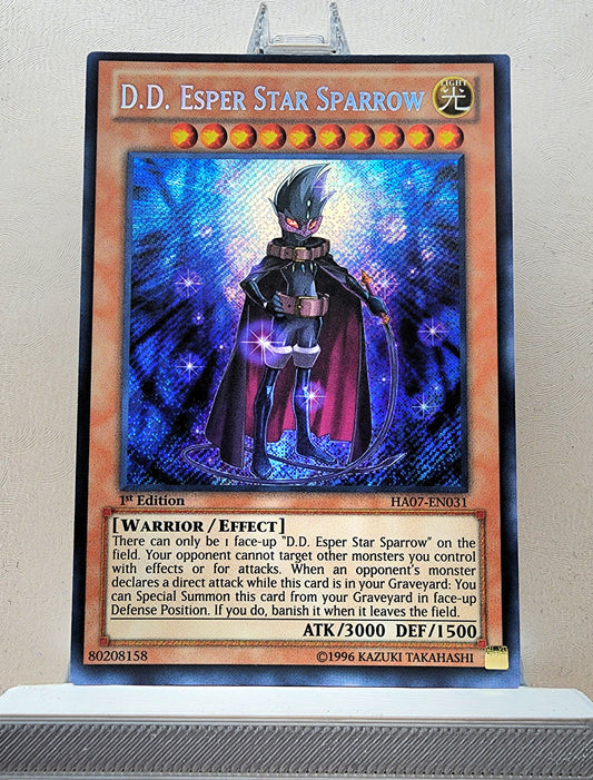 Yugioh! 1x D.D Esper Star Sparrow (HA07 - Secret Rare) 1st Edition