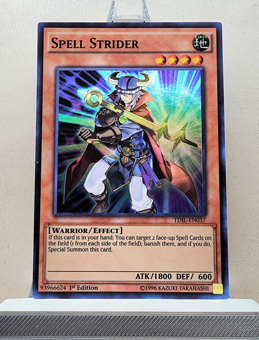 Yugioh! 1x Spell Strider (TDIL - Super Rare) 1st Edition