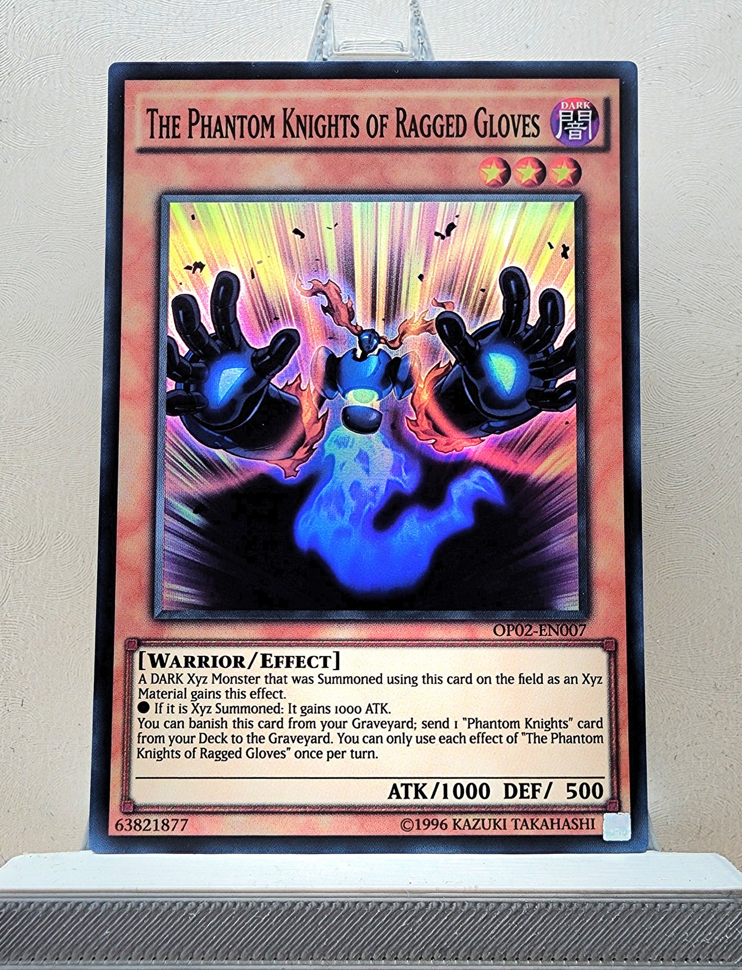 Yugioh! 1x The Phantom Knights of Ragged Gloves (OP02 - Super Rare) Unli Edition