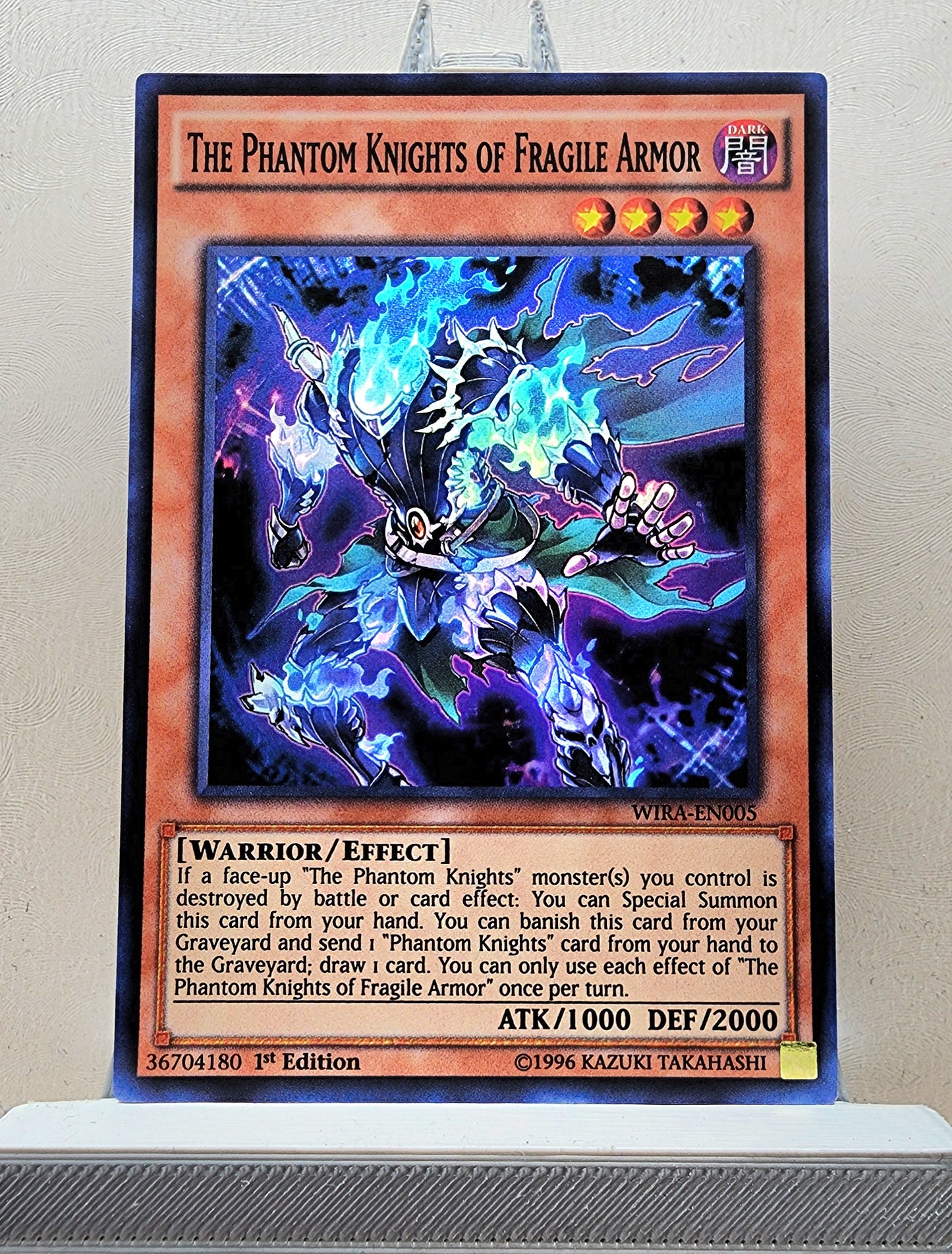 Yugioh! 1x The Phantom Knights of Fragile Armor (WIRA - Super Rare) 1st Edition