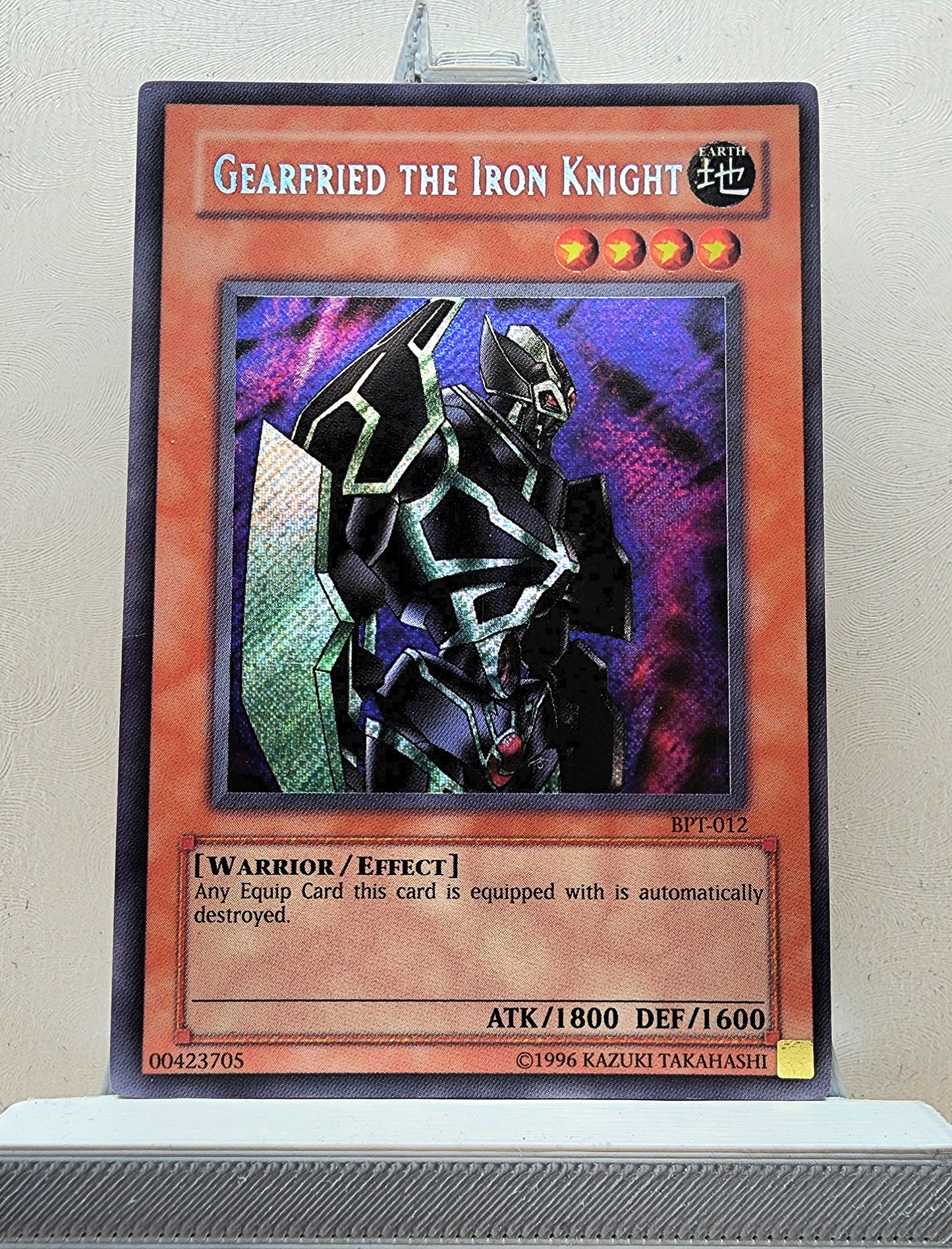 Yugioh! 1x Gearfried the Iron Knight (BPT - Secret Rare)