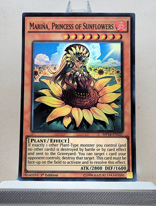 Yugioh! 1x Marina, Princess of Sunflowers (MP14/SESL - Super Rare) 1st Edition