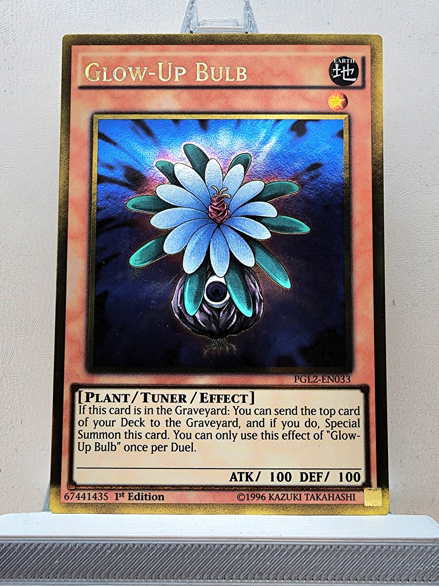 Yugioh! 1x Glow Up Bulb (PGL2 - Gold Rare) 1st/Unli Edition