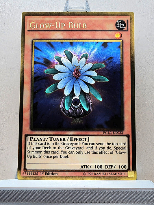 Yugioh! 1x Glow Up Bulb (PGL2 - Gold Rare) 1st/Unli Edition