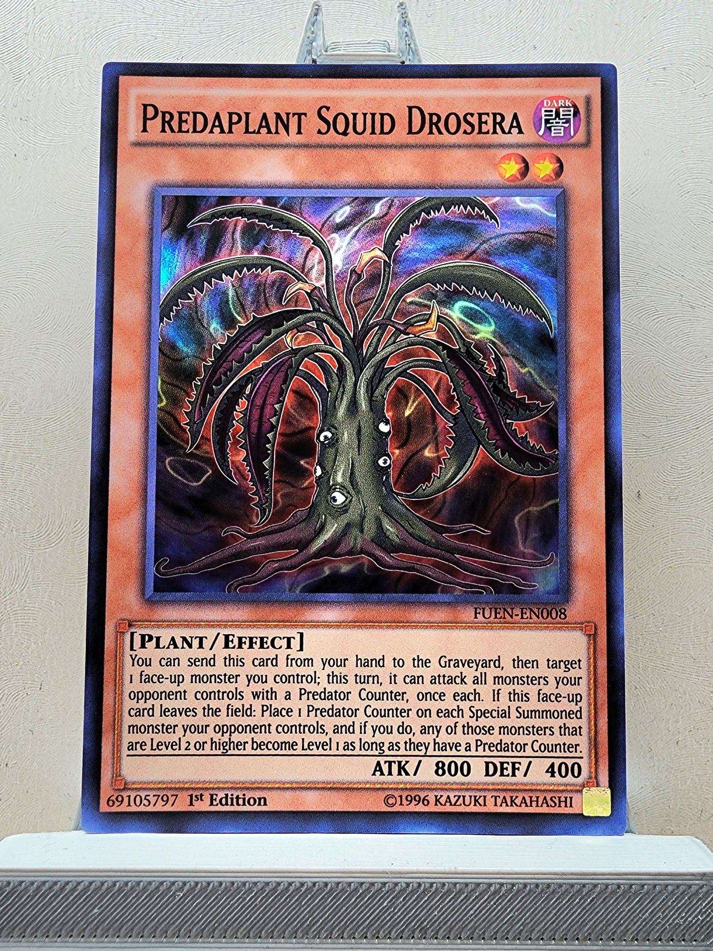 Yugioh! 1x Predaplant Squid Drosera (FUEN - Super Rare) 1st/Unli Edition