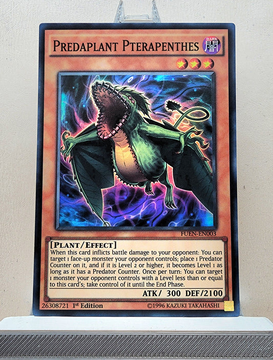 Yugioh! 1x Predaplant Pterapenthes (FUEN - Super Rare) 1st/Unli Edition