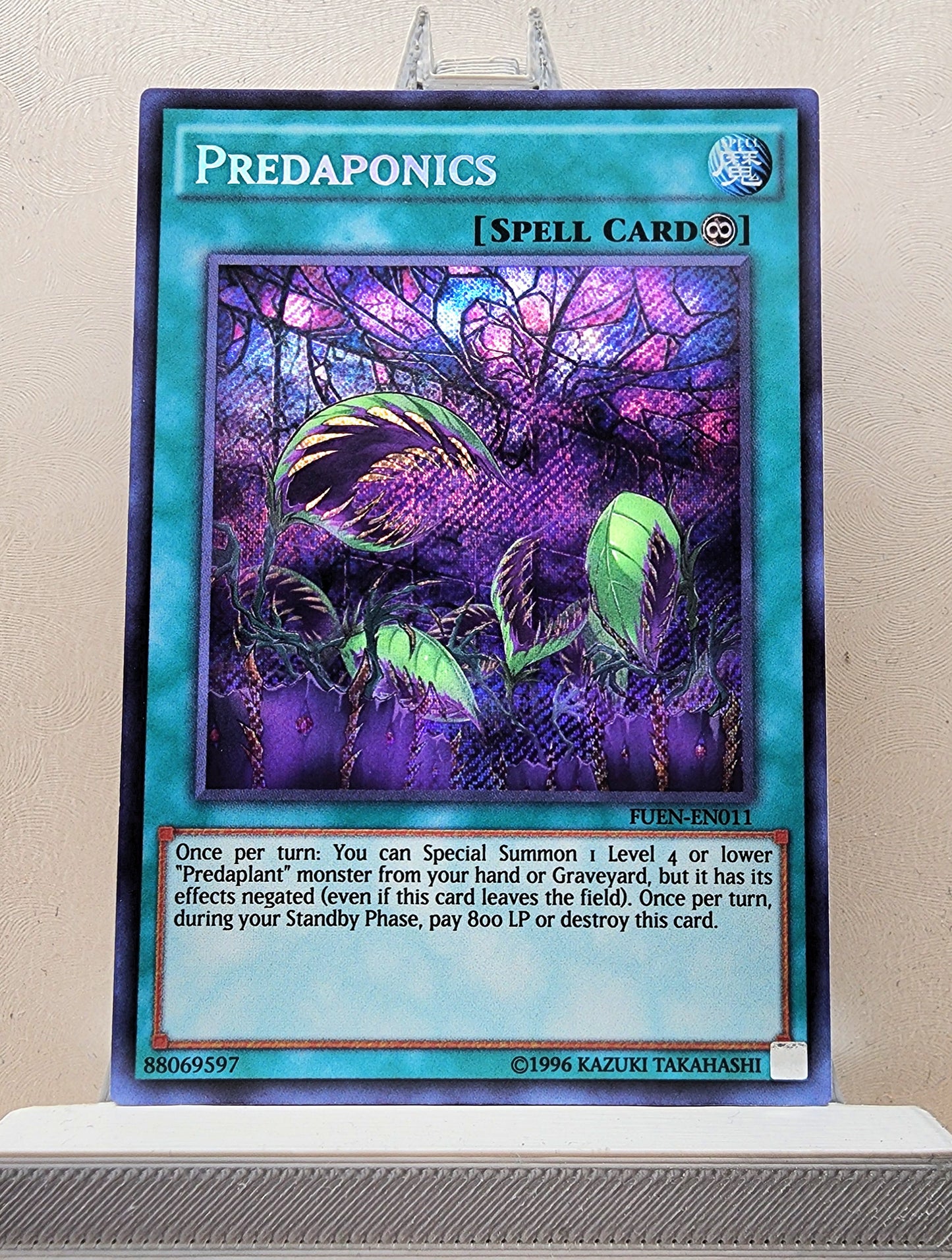 Yugioh! 1x Predaponics (FUEN - Secret Rare) 1st/Unli Edition