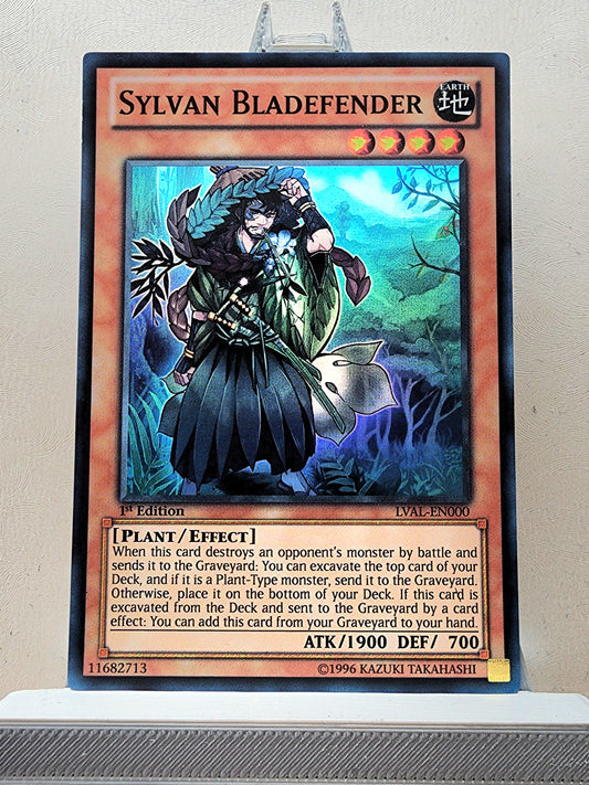 Yugioh! 1x Sylvan Bladefender (LVAL - Super Rare) 1st Edition