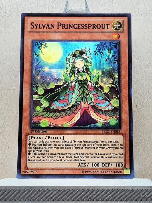 Yugioh! 1x Sylvan Princessprout (PRIO - Super Rare) 1st Edition