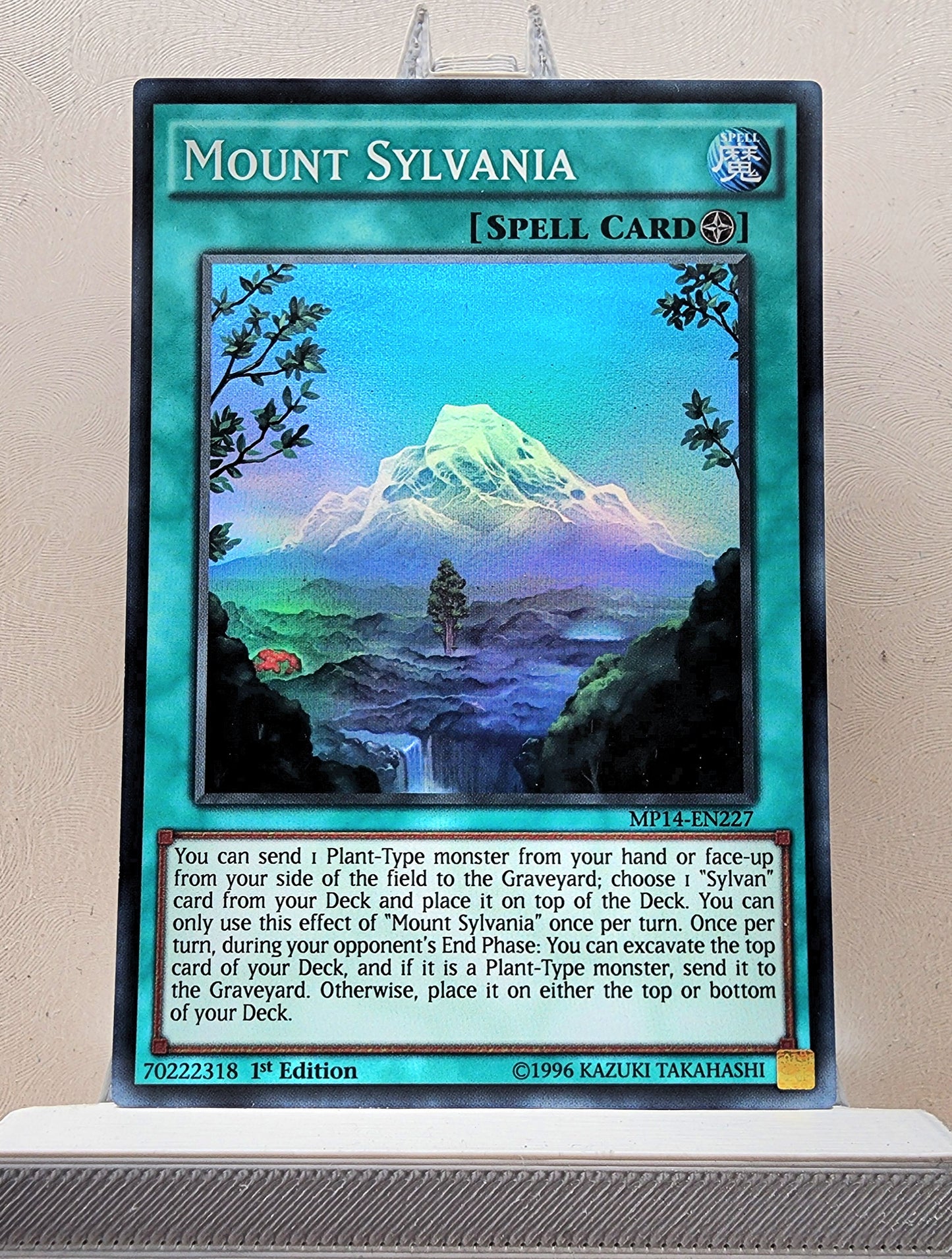 Yugioh! 1x Mount Sylvania (MP14 - Super Rare) 1st Edition