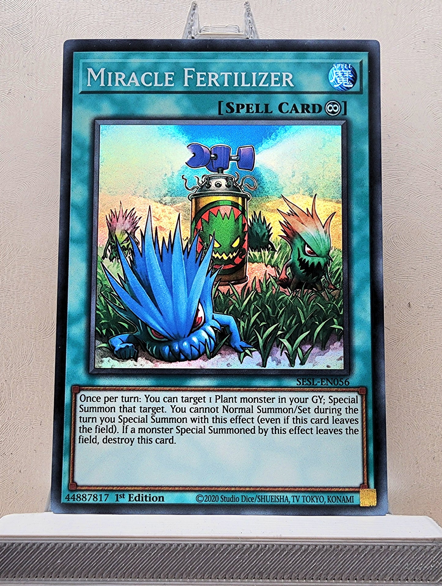 Yugioh! 1x Miracle Fertilizer (FUEN/SESL - Super Rare) 1st/Unli Edition