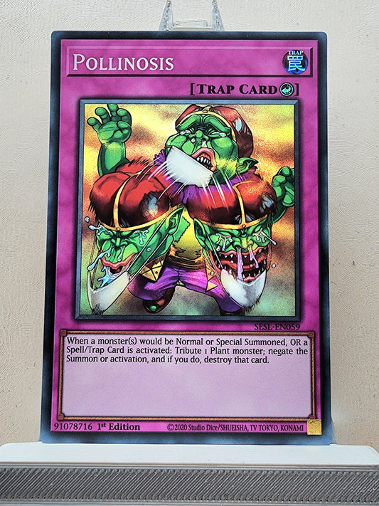 Yugioh! 1x Pollinosis (SESL - Super Rare) 1st Edition