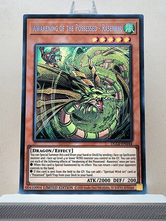 Yugioh! 1x Awakening of the Possessed - Rasenryu (DLCS - Secret Rare) Limited Edition