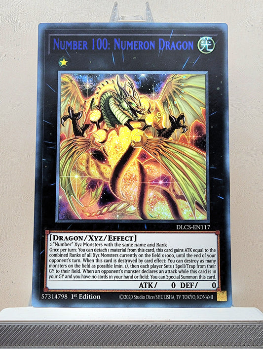 Yugioh! 1x Number 100: Numeron Dragon (DLCS - Ultra Rare) 1st Edition