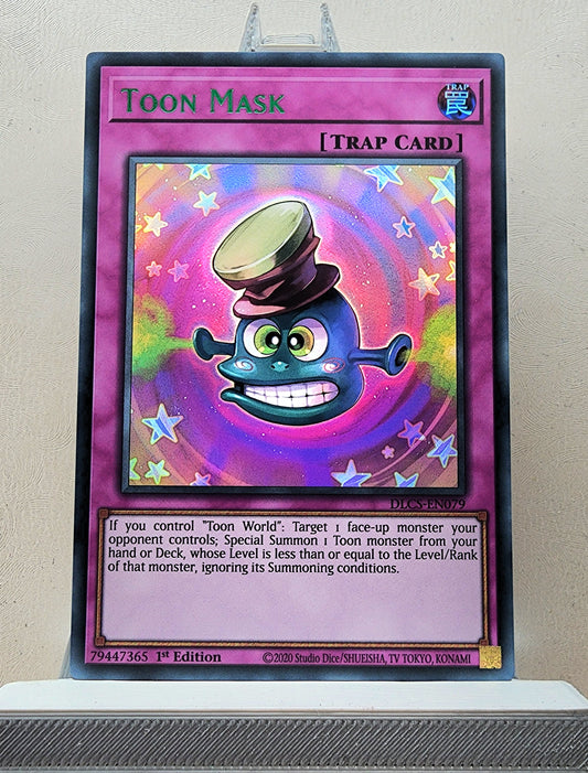 Yugioh! 1x Toon Mask (DLCS - Ultra Rare) 1st Edition