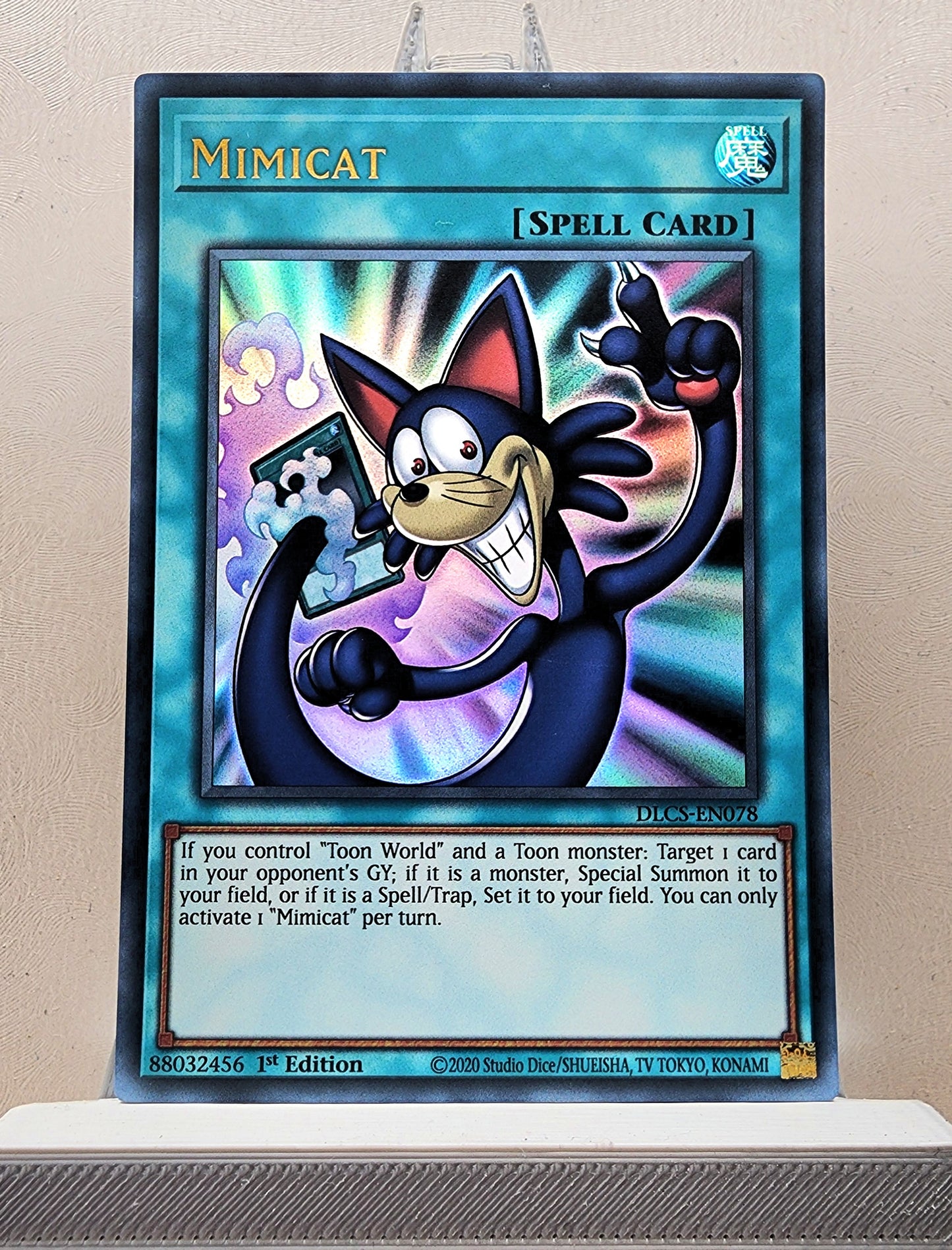 Yugioh! 1x Mimicat (DLCS - Ultra Rare) 1st Edition