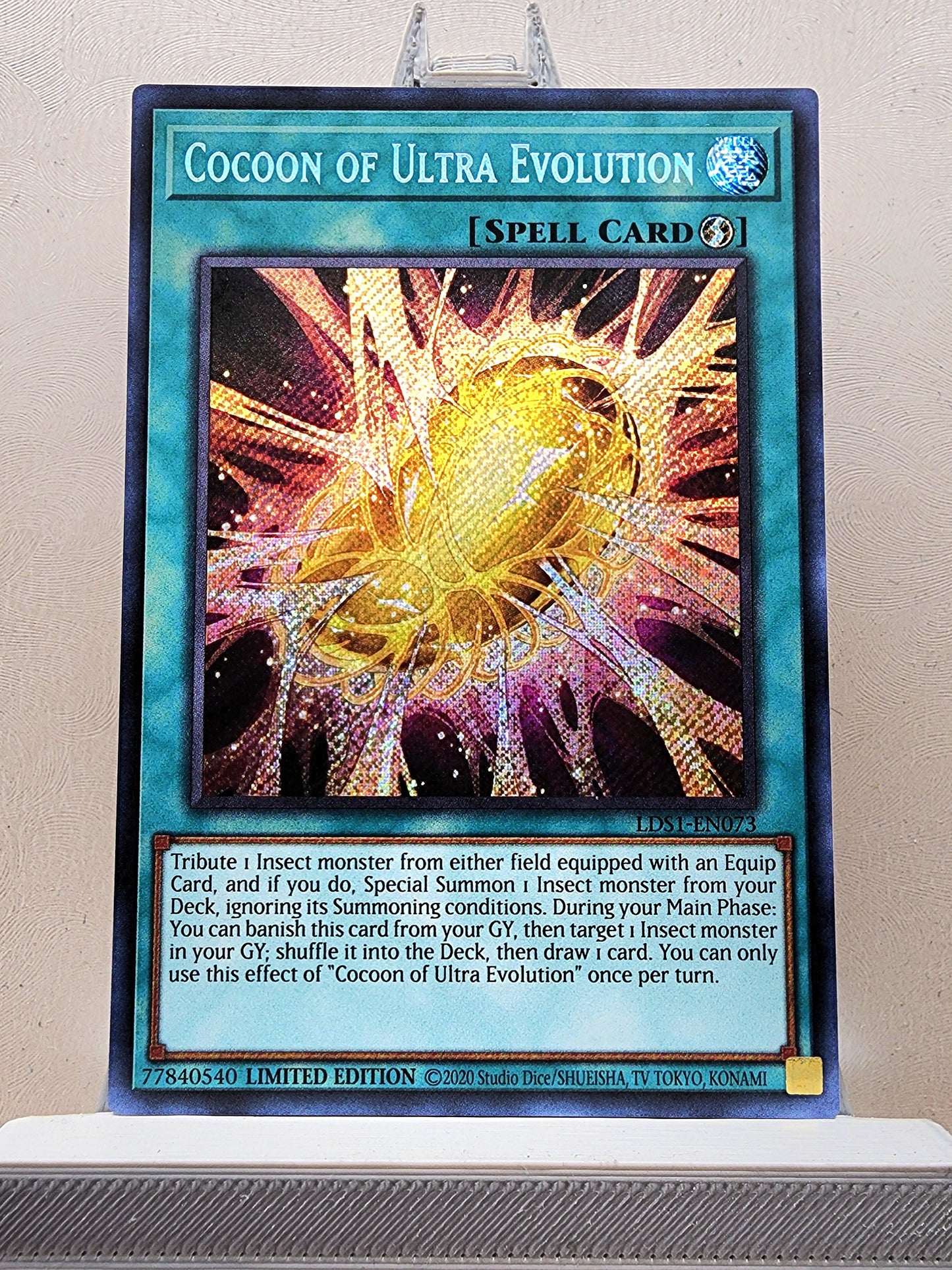 Yugioh! 1x Cocoon of Ultra Evolution (LDS1 - Secret Rare) Limited Edition