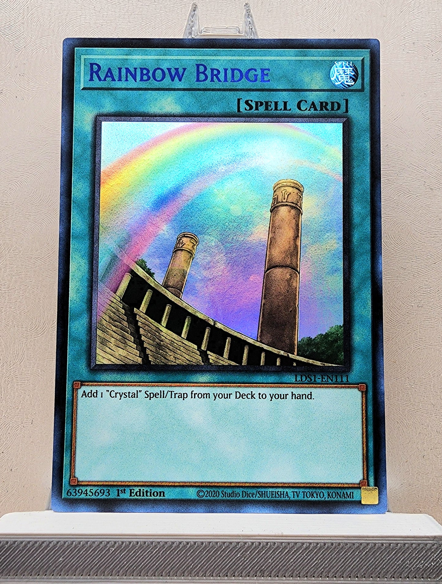 Yugioh! 1x Rainbow Bridge (LDS1 - Ultra Rare) 1st Edition