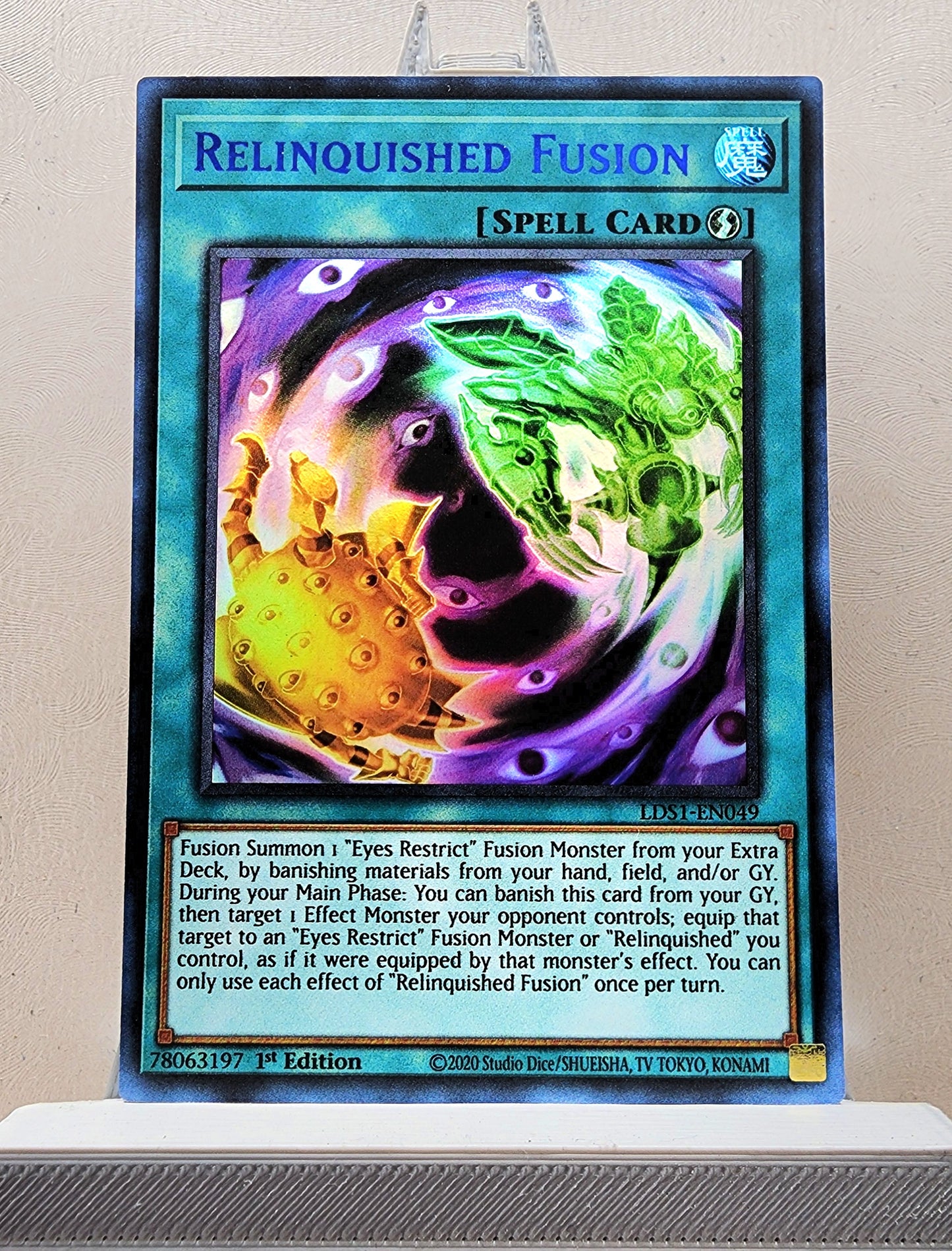 Yugioh! 1x Relinquished Fusion (LDS1 - Ultra Rare) 1st Edition