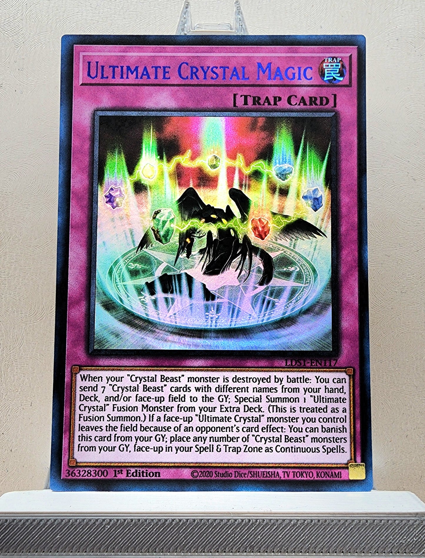 Yugioh! 1x Ultimate Crystal Magic (LDS1 - Ultra Rare) 1st Edition