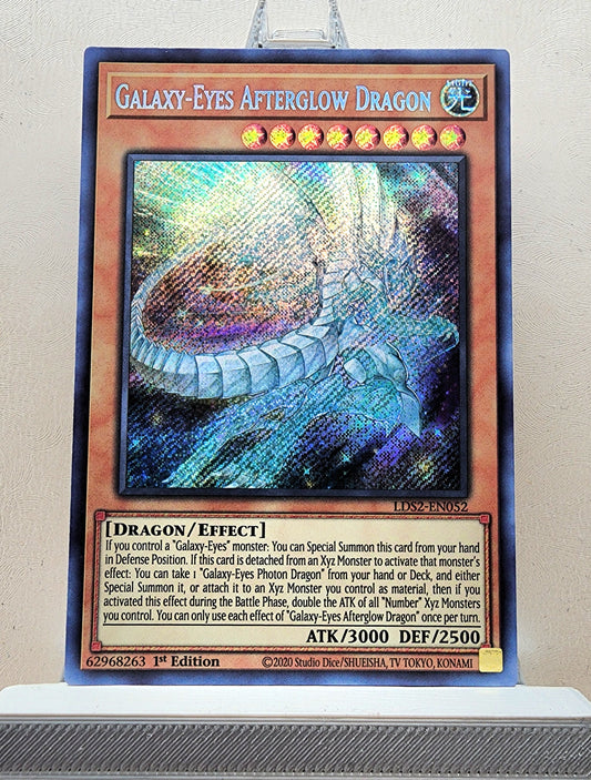 Yugioh! 1x Galaxy-Eyes Afterglow Dragon (LDS2 - Secret Rare) 1st Edition