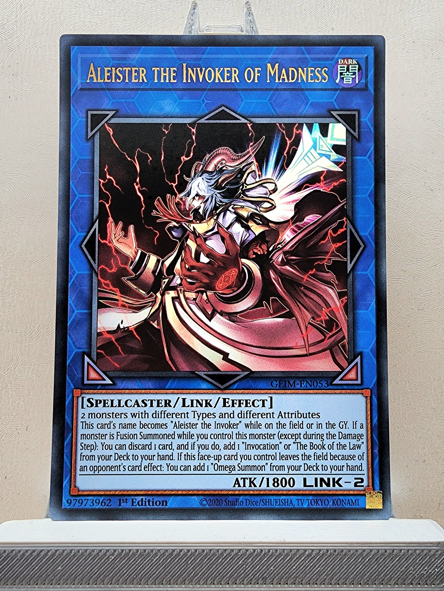 Yugioh! 1x Aleister the Invoker of Madness (GEIM - Ultra Rare) 1st Edition