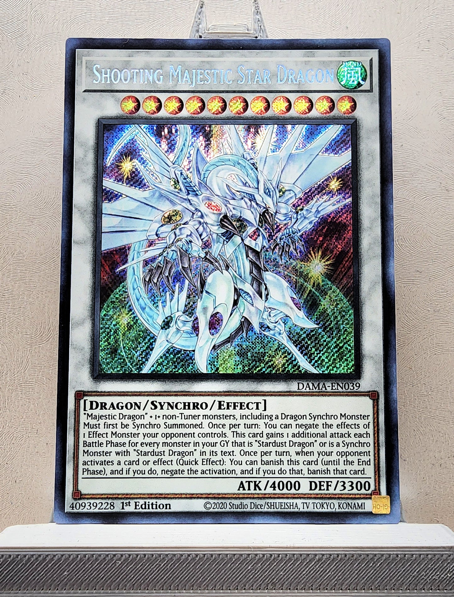 Yugioh! 1x Shooting Majestic Star Dragon (DAMA - Secret Rare) 1st Edition