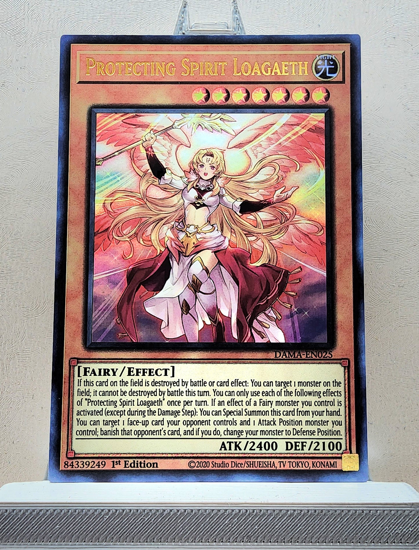 Yugioh! 1x Protecting Spirit Loagaeth (DAMA - Ultra Rare) 1st Edition