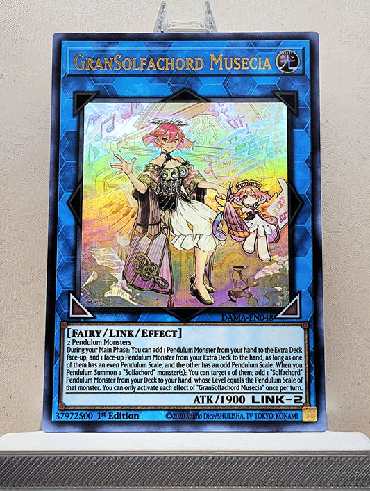 Yugioh! 1x GranSolfachord Musecia (DAMA - Ultra Rare) 1st Edition