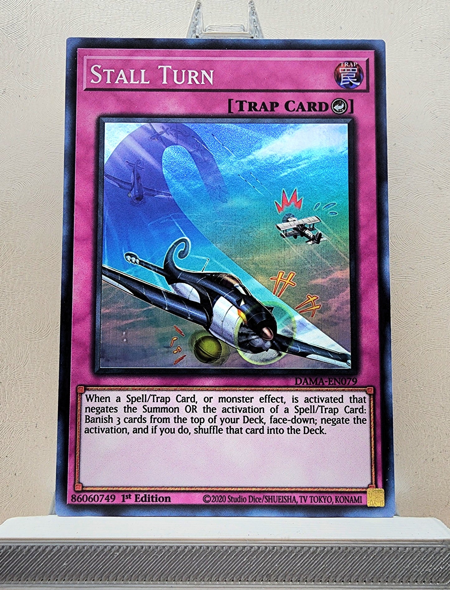 Yugioh! 1x Stall Turn (DAMA - Super Rare) 1st Edition