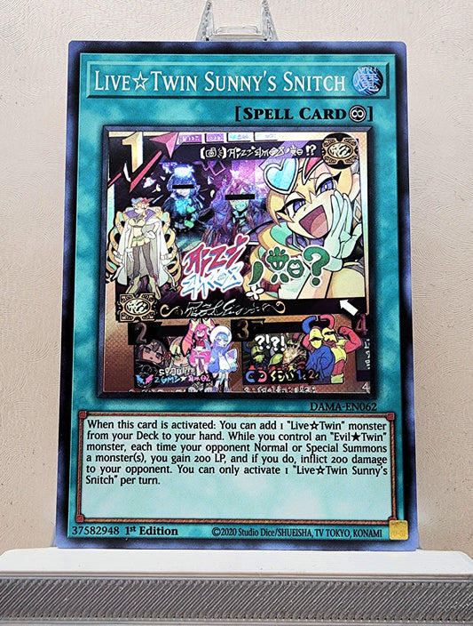 Yugioh! 1x Live☆Twin Sunny's Snitch (DAMA - Super Rare) 1st Edition