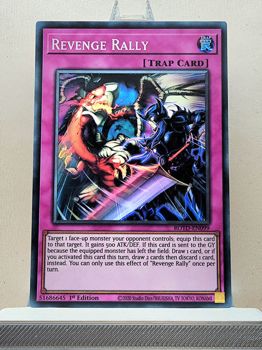 Yugioh! 1x Revenge Rally (ROTD - Super Rare) 1st Edition