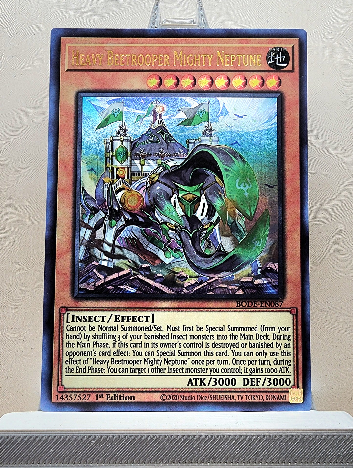 Yugioh! 1x Heavy Beetrooper Mighty Neptune (BODE - Ultra Rare) 1st Edition