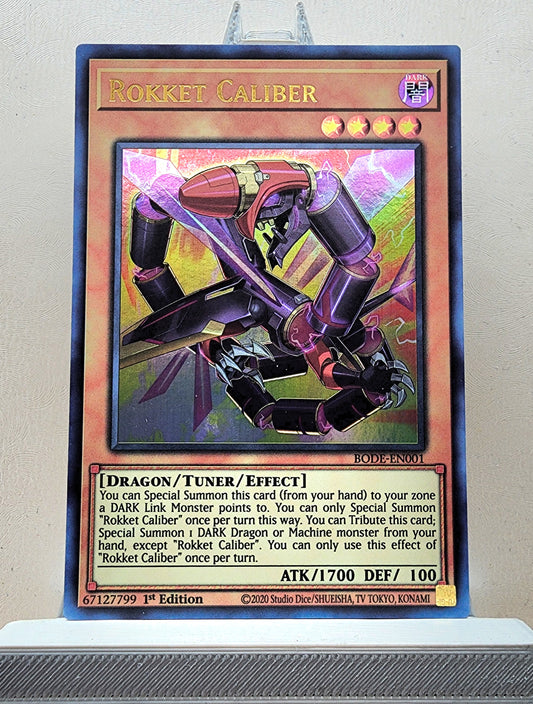 Yugioh! 1x Rokket Caliber (BODE - Ultra Rare) 1st Edition