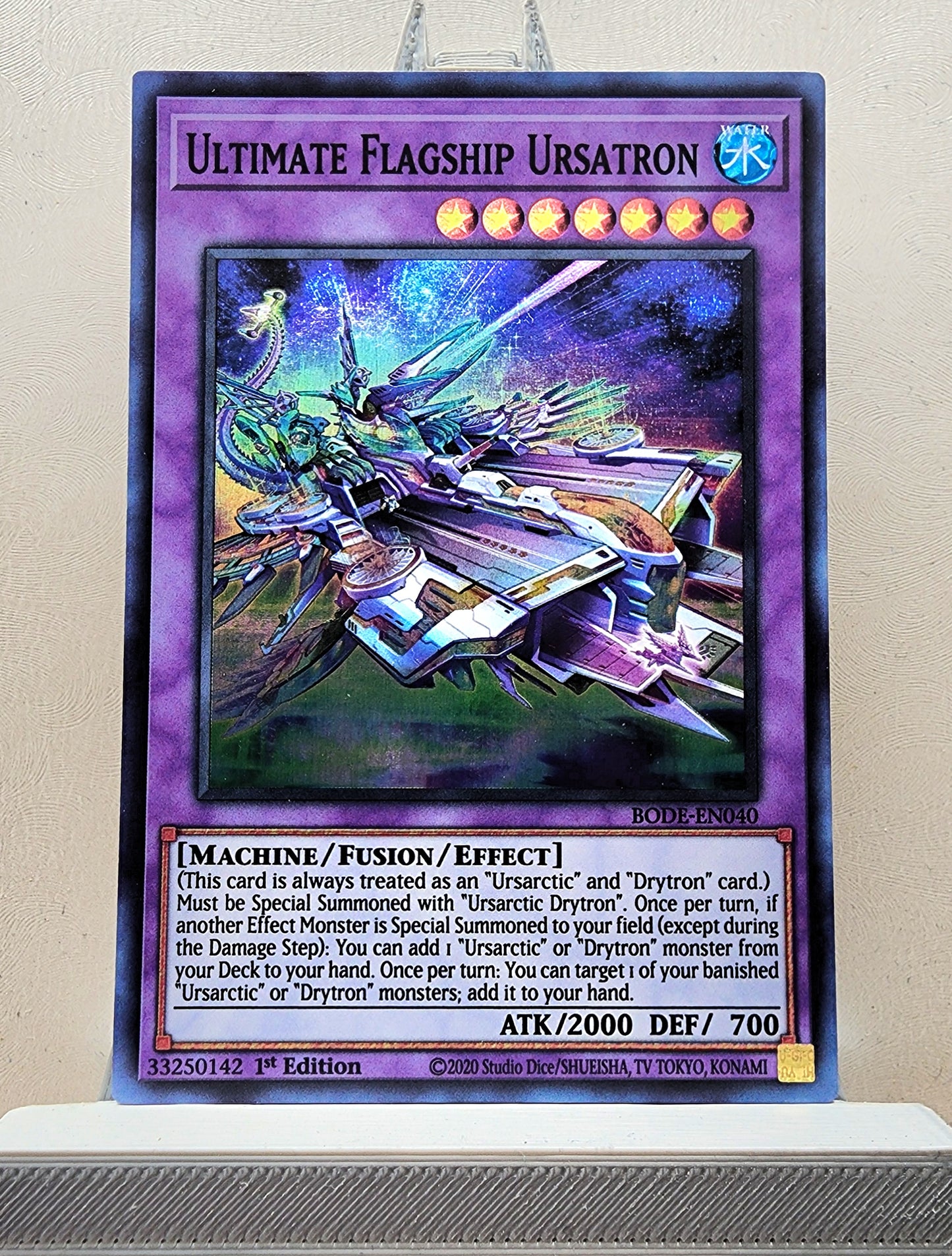 Yugioh! 1x Ultimate Flagship Ursatron (BODE - Super Rare) 1st Edition