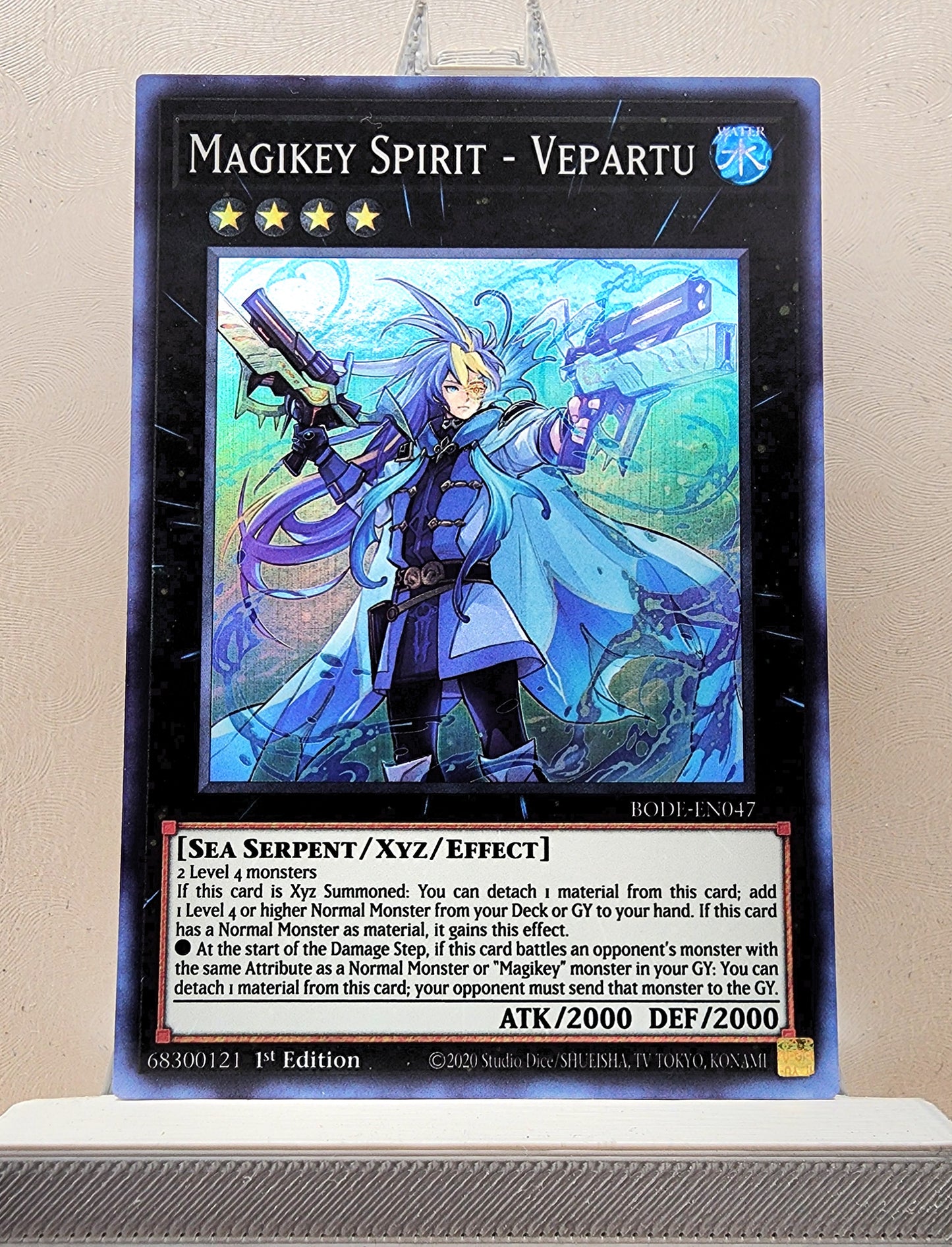 Yugioh! 1x Magikey Spirit - Vepartu (BODE - Super Rare) 1st Edition