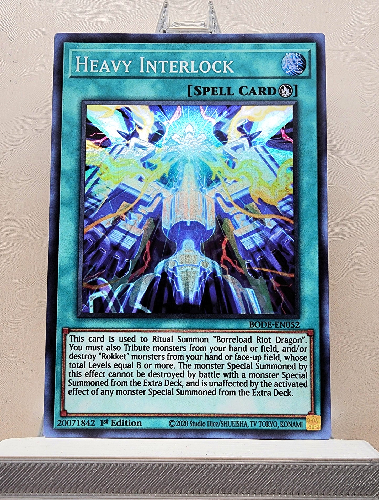 Yugioh! 1x Heavy Interlock (BODE - Super Rare) 1st Edition