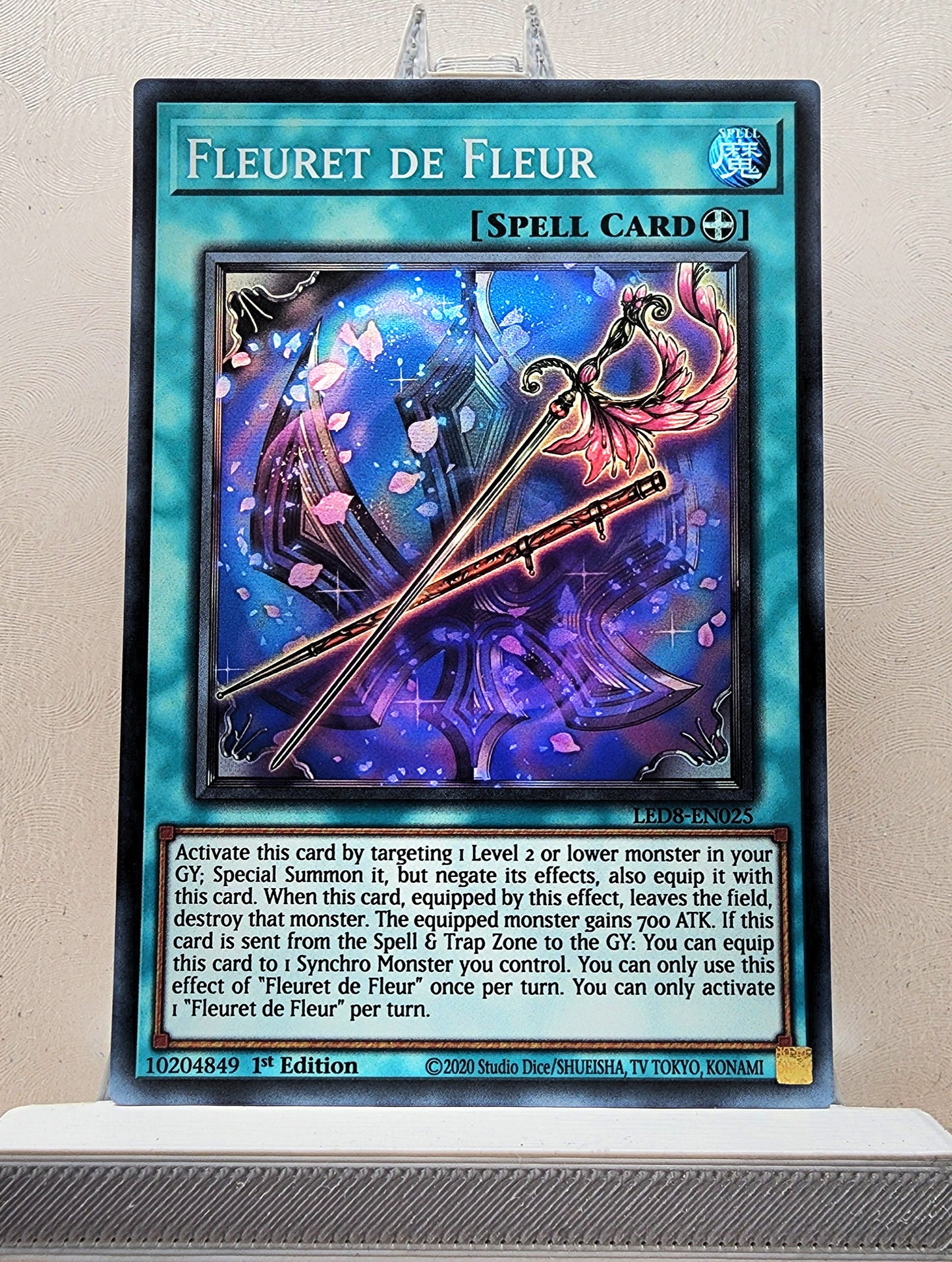 Yugioh! 1x Fleuret De Fleur (LED8 - Super Rare) 1st Edition