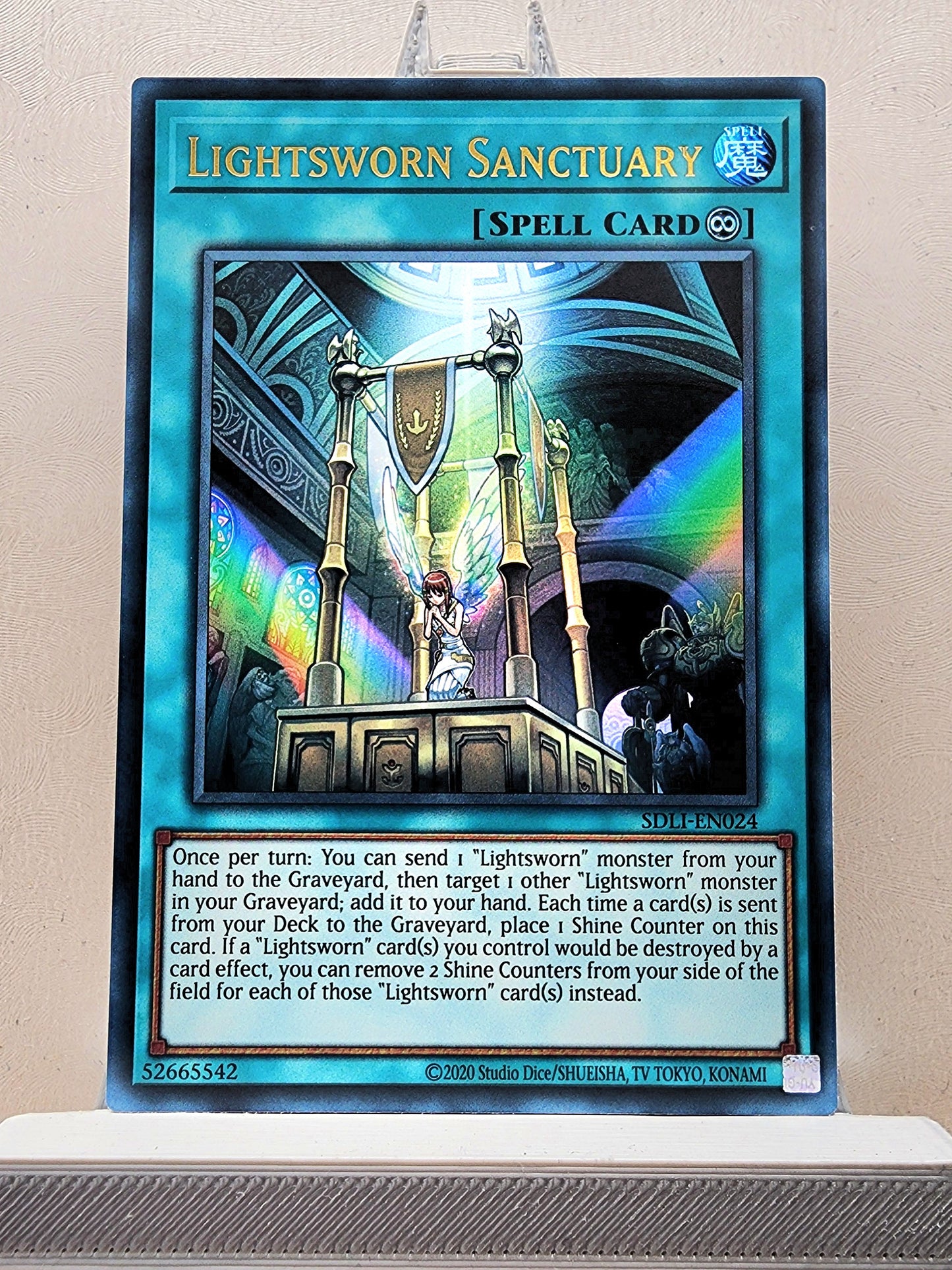 Yugioh! 1x Lightsworn Sanctuary (SDLI - Ultra Rare) 1st/Unli Edition