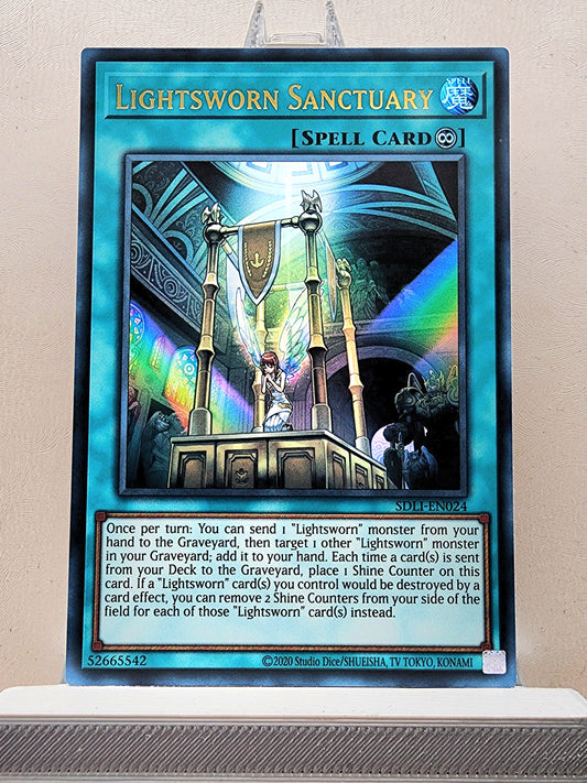 Yugioh! 1x Lightsworn Sanctuary (SDLI - Ultra Rare) 1st/Unli Edition