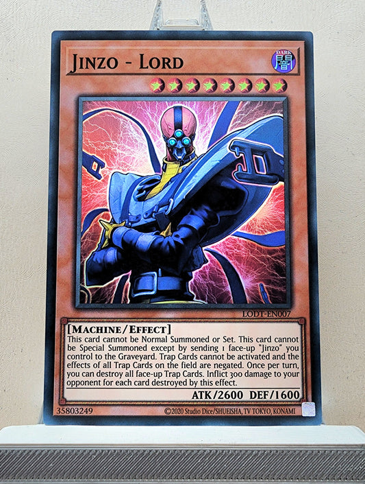 Yugioh! 1x Jinzo - Lord (LODT - Super Rare) Unli Edition