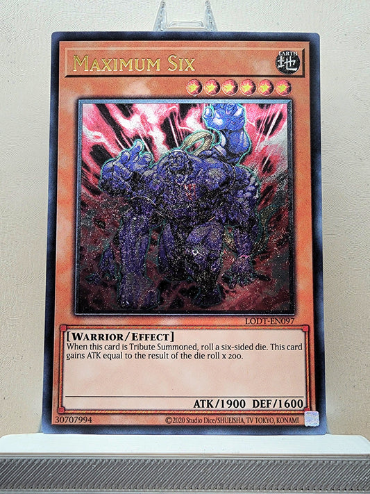 Yugioh! 1x Maximum Six (LODT - Ultimate Rare) Unli Edition