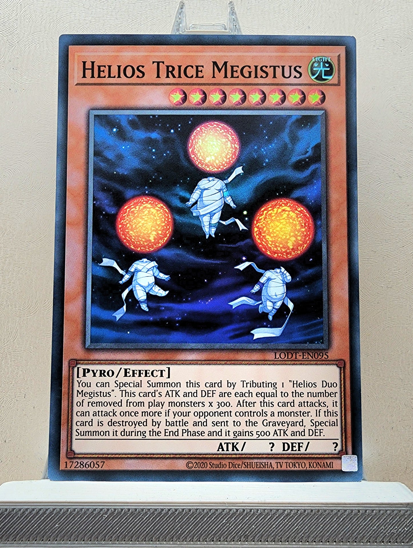 Yugioh! 1x Helios Trice Megistus (LODT - Super Rare) Unli Edition